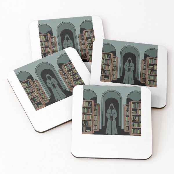 Item preview, Mysterious Scholar Ancient Library Bookshelves Dark Academia designed and sold by k3rstman1.