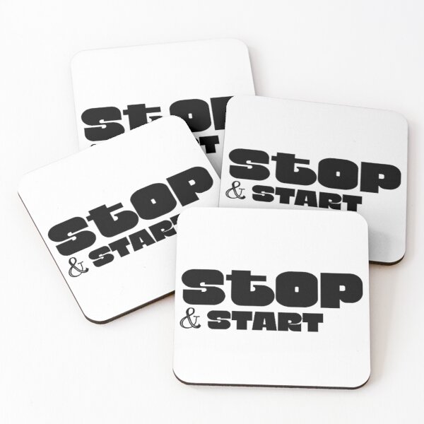 Item preview, Stop & Start Bold Type Logo designed and sold by Krfto.