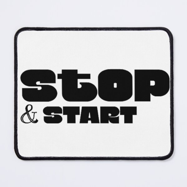 Item preview, Stop & Start Bold Type Logo designed and sold by Krfto.