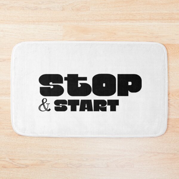 Item preview, Stop & Start Bold Type Logo designed and sold by Krfto.