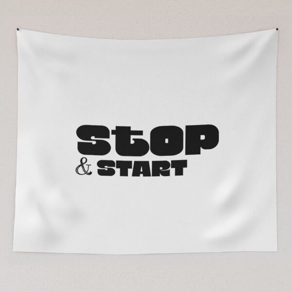 Item preview, Stop & Start Bold Type Logo designed and sold by Krfto.