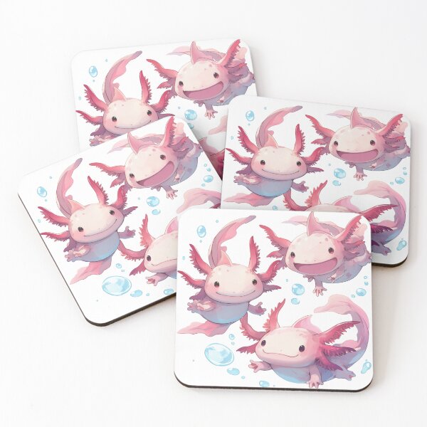 Item preview, Cute happy axolotls designed and sold by SMARTKIT  DESIGNAGENCY.