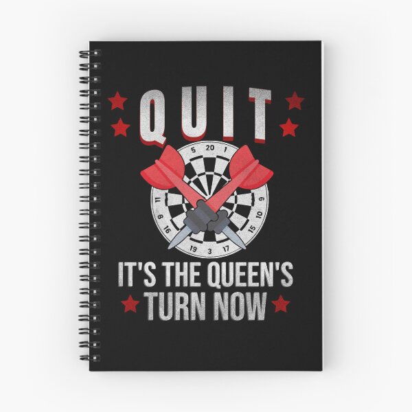 Item preview, Quit – It’s the Queen’s Turn Now | Funny Darts Checkout Design designed and sold by TheØche.