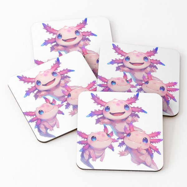 Item preview, Cute happy axolotls designed and sold by SMARTKIT  DESIGNAGENCY.