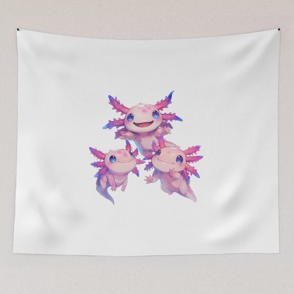 Item preview, Cute happy axolotls designed and sold by SMARTKIT  DESIGNAGENCY.