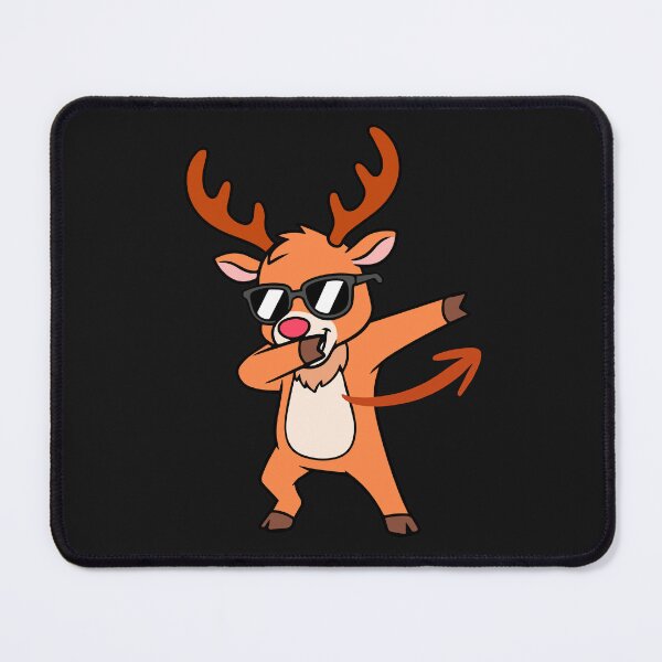 Item preview, Funny Dabbing Reindeer with Sunglasses - Cool Christmas Deer Cartoon. designed and sold by LunaPrintCo.