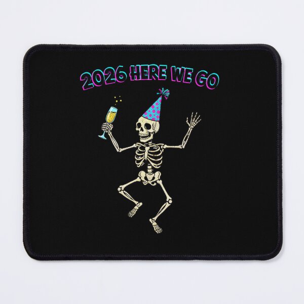 Item preview, Party Skeleton 2026 – Funny Vintage New Year designed and sold by ARTReMi.