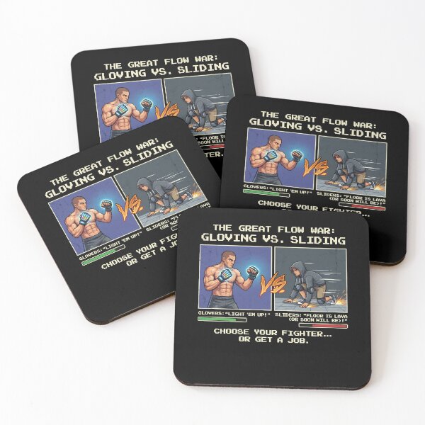 Item preview, Gloving vs Sliding Pixel Art Flow War designed and sold by k3rstman1.