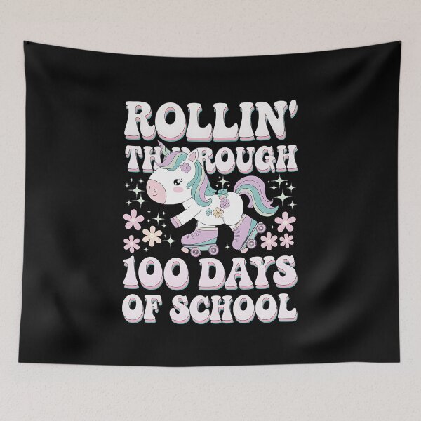 Item preview, 100 Days of School Girls Teacher designed and sold by IhanVaanMaArt.