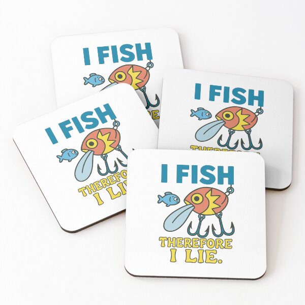 Item preview, I Fish, Therefore I Lie designed and sold by SnappyPNG.