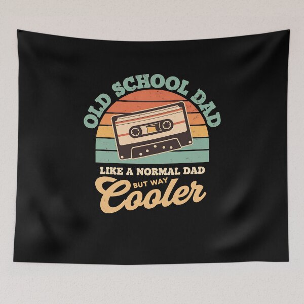 Item preview, Old School Dad Like A Normal Dad But Cooler Cassette 2 designed and sold by IhanVaanMaArt.