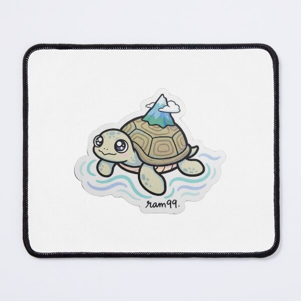 Item preview, Kurma Avatar Cute Sticker – Chibi Vishnu Avatar Art designed and sold by harharmahadev99.