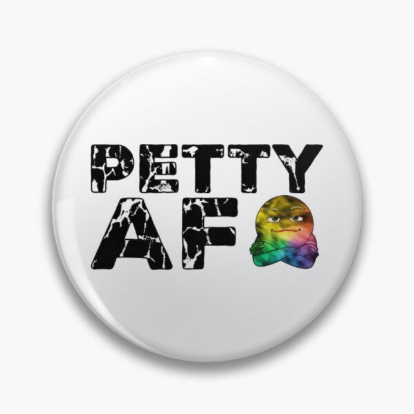 Item preview, PETTY AF - Stubborn Emoji designed and sold by Qweird Artistry.