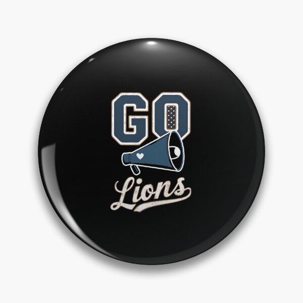 Item preview, Lions Girl Messy Bun Sports Fan designed and sold by IhanVaanMaArt.