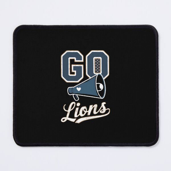 Item preview, Lions Girl Messy Bun Sports Fan designed and sold by IhanVaanMaArt.