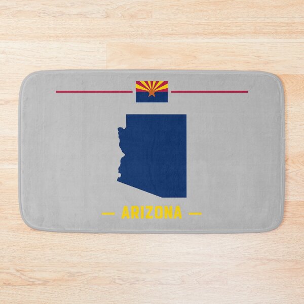 Item preview, Arizona Pride Map & Flag | Vintage US State Silhouette designed and sold by mashmosh.
