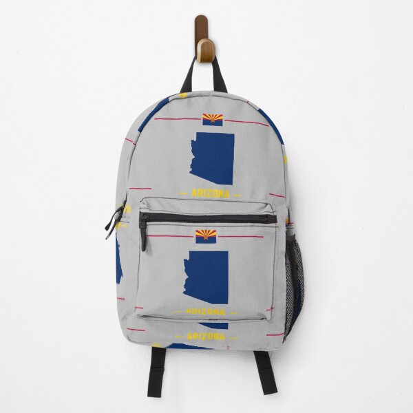 Item preview, Arizona Pride Map & Flag | Vintage US State Silhouette designed and sold by mashmosh.