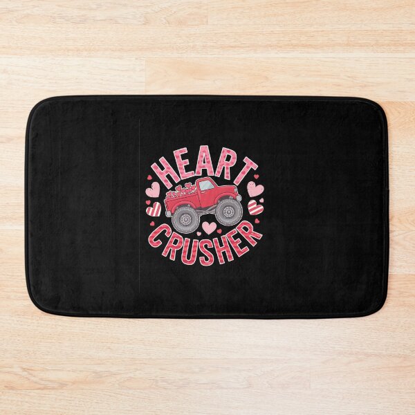 Item preview, Heart Monster Truck Crusher Valentines Day designed and sold by IhanVaanMaArt.