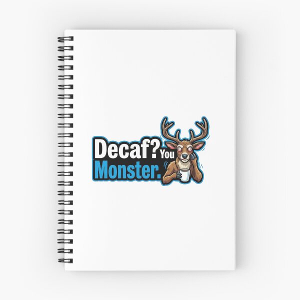 Item preview, Decaf You Monster Funny Coffee Deer designed and sold by k3rstman1.