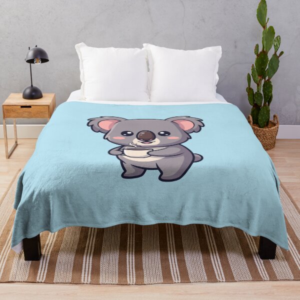 Item preview, Cute Koala with Coffee sticker designed and sold by Printips store.
