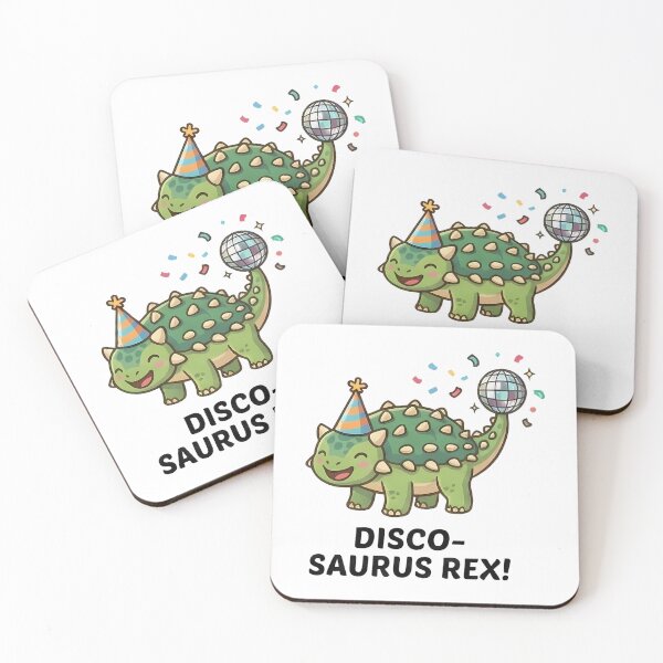 Item preview, Cute Disco Saurus Rex Party Dinosaur designed and sold by k3rstman1.