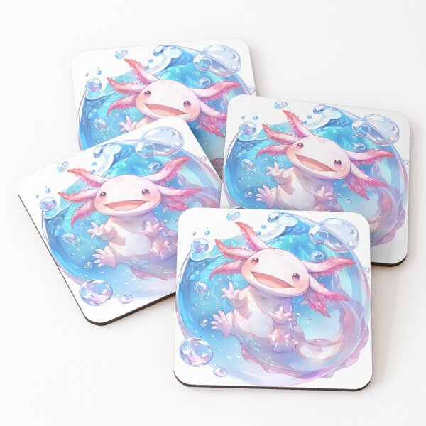 Item preview, Cute happy axolotls designed and sold by SMARTKIT  DESIGNAGENCY.