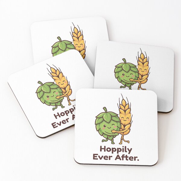 Item preview, Hoppily Ever After Cute Beer Brewing designed and sold by k3rstman1.