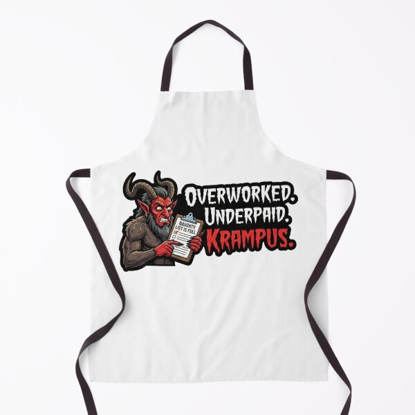 Item preview, Overworked Underpaid Krampus Naughty List Christmas designed and sold by k3rstman1.