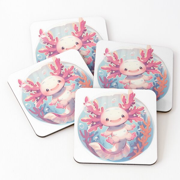 Item preview, Cute happy axolotl designed and sold by SMARTKIT  DESIGNAGENCY.