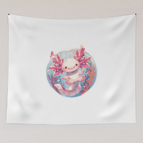 Item preview, Cute happy axolotl designed and sold by SMARTKIT  DESIGNAGENCY.