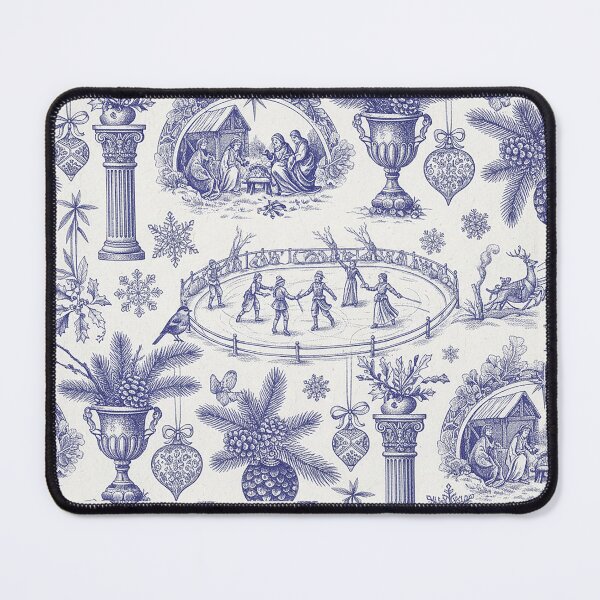 Item preview, Winter landscape, vintage patterns, Christmas, birds, holidays designed and sold by AestheticsTime.