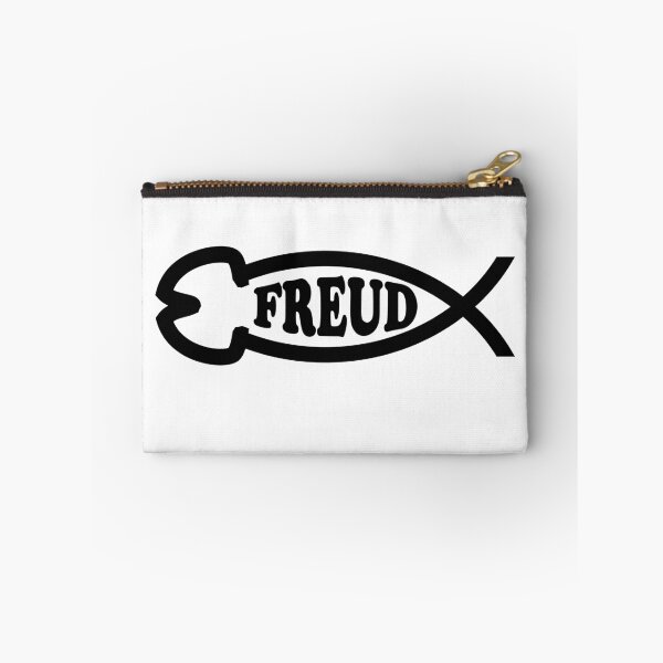 Item preview, Funny Nerdy Freud Phallic Fish Symbol Black Text designed and sold by MathWare MathClips.