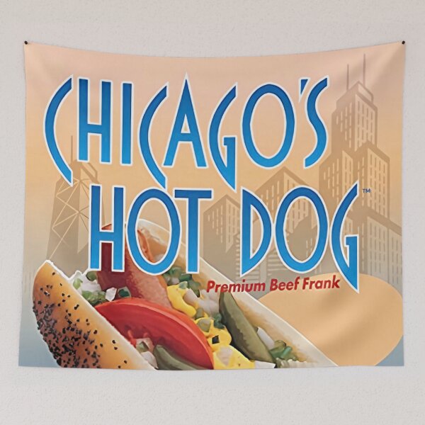 Item preview, Vienna beef Premium Beef Frank Poster designed and sold by TheRDA.