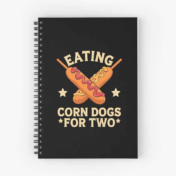 Item preview, Eating Corn Dogs For Two Street Food Corndog Lover Corndog designed and sold by IhanVaanMaArt.