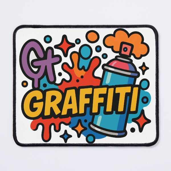 Item preview, Colorful Graffiti Street Art Spray Paint Design designed and sold by Mikoff04-arts.