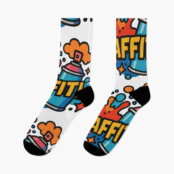 Item preview, Colorful Graffiti Street Art Spray Paint Design designed and sold by Mikoff04-arts.