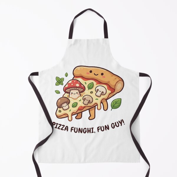 Item preview, Cute Kawaii Mushroom Pizza Funghi Pun designed and sold by k3rstman1.