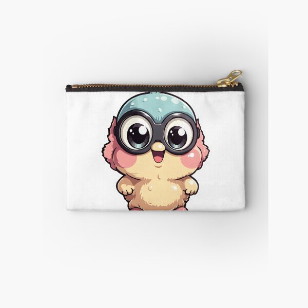 Item preview, Sticker Cute Nerdy Bird – Cartoon Character Sticker designed and sold by SoftyDesigns.