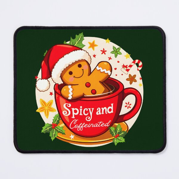 Item preview, Funny Gingerbread Man Spicy and Caffeinated Coffee Lover Gift designed and sold by Zayavca.