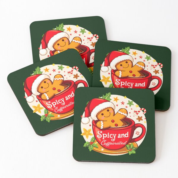 Item preview, Funny Gingerbread Man Spicy and Caffeinated Coffee Lover Gift designed and sold by Zayavca.