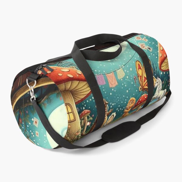 Item preview, Wonderland Keyhole Scene Art Print - High Detail Pop Surrealism Walrus, Carpenter & Bread-and-Butterfly Painting designed and sold by Art's Diner.