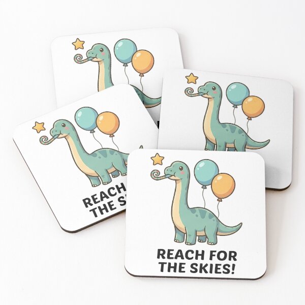 Item preview, Adorable Dinosaur Party Balloons Reach For Skies designed and sold by k3rstman1.