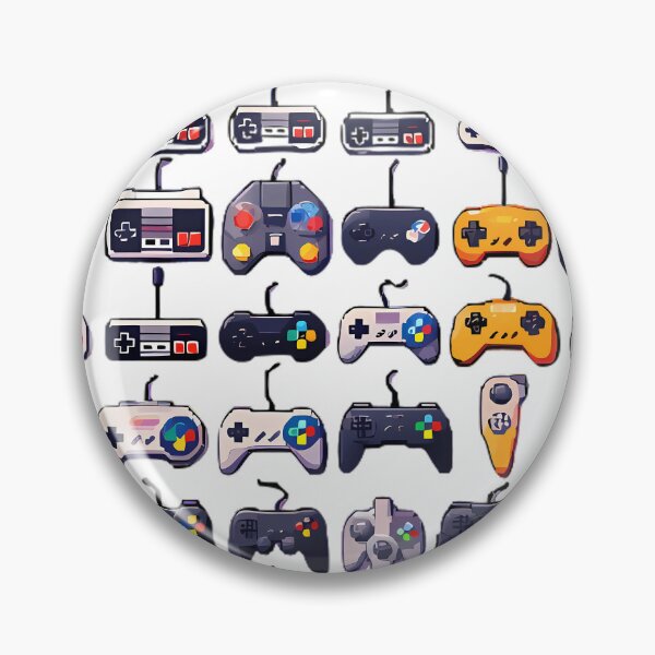 Item preview, Gaming Controller Evolution Retro Timeline History Art designed and sold by DrawDrip.
