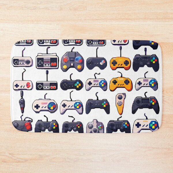 Item preview, Gaming Controller Evolution Retro Timeline History Art designed and sold by DrawDrip.
