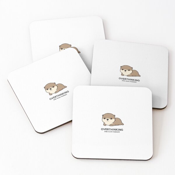 Item preview, Otter sleeping sleep cute kawaii funny not today monday lazy overthinking hungry designed and sold by CheeseBlueprint.