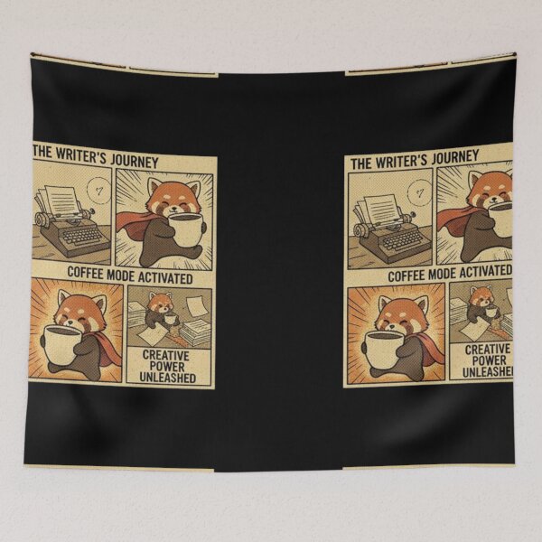 Item preview, Morning Ritual: Retro Witch Cat Coffee T-Shirt & Daily Caffeine Conjuring Mug designed and sold by MonaRose_Art.