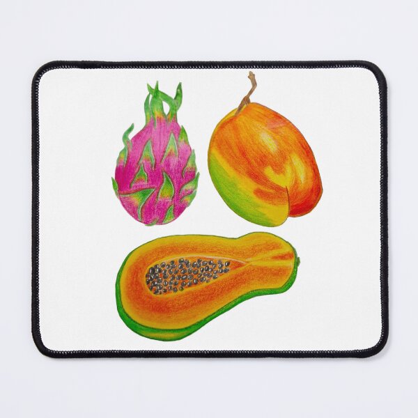 Item preview, dragon fruit, pitaya, mango, papaya, exotic designed and sold by AestheticsTime.