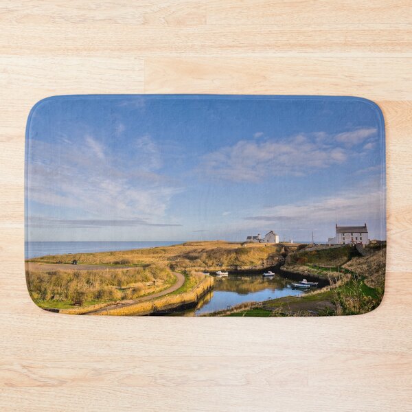 Item preview, Seaton Sluice Harbour in Winter Sunshine designed and sold by Violaman.