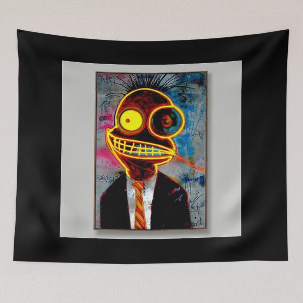 Item preview, GraffitX Chaos Oracle – Abstract Street Surreal Portrait Art designed and sold by Blackcanvas444.