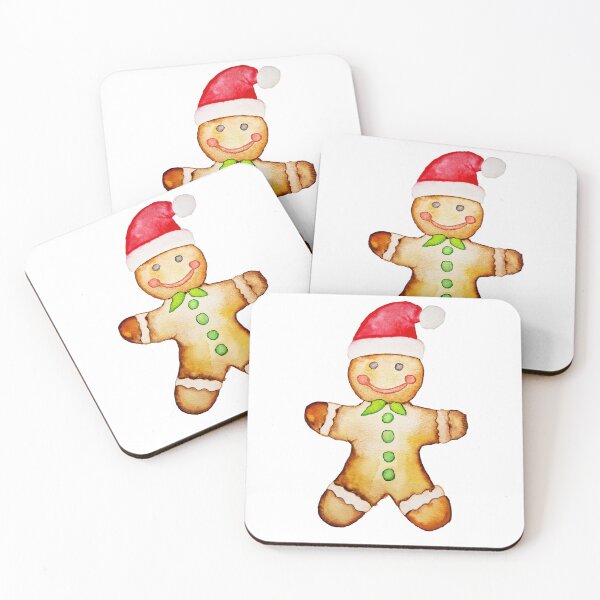 Item preview, gingerbread, biscuit, Christmas, Cheerful Gingerbread Man designed and sold by AestheticsTime.